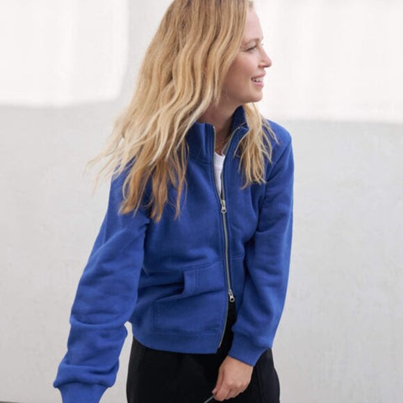 Ayr Blue The Zip It Sweatshirt Medium - Picture 5 of 5